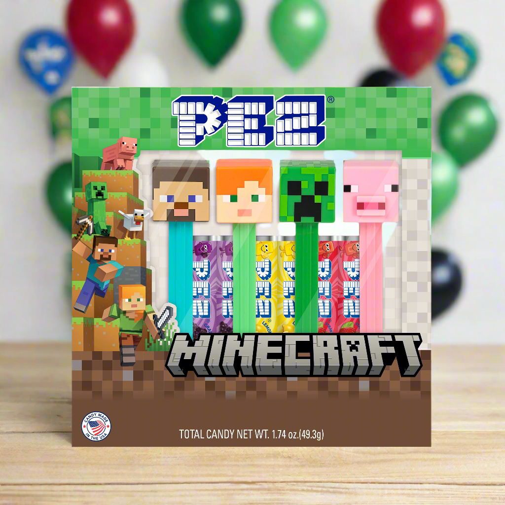 Minecraft Gift Set (Four Dispensers & Six Candy Refills)