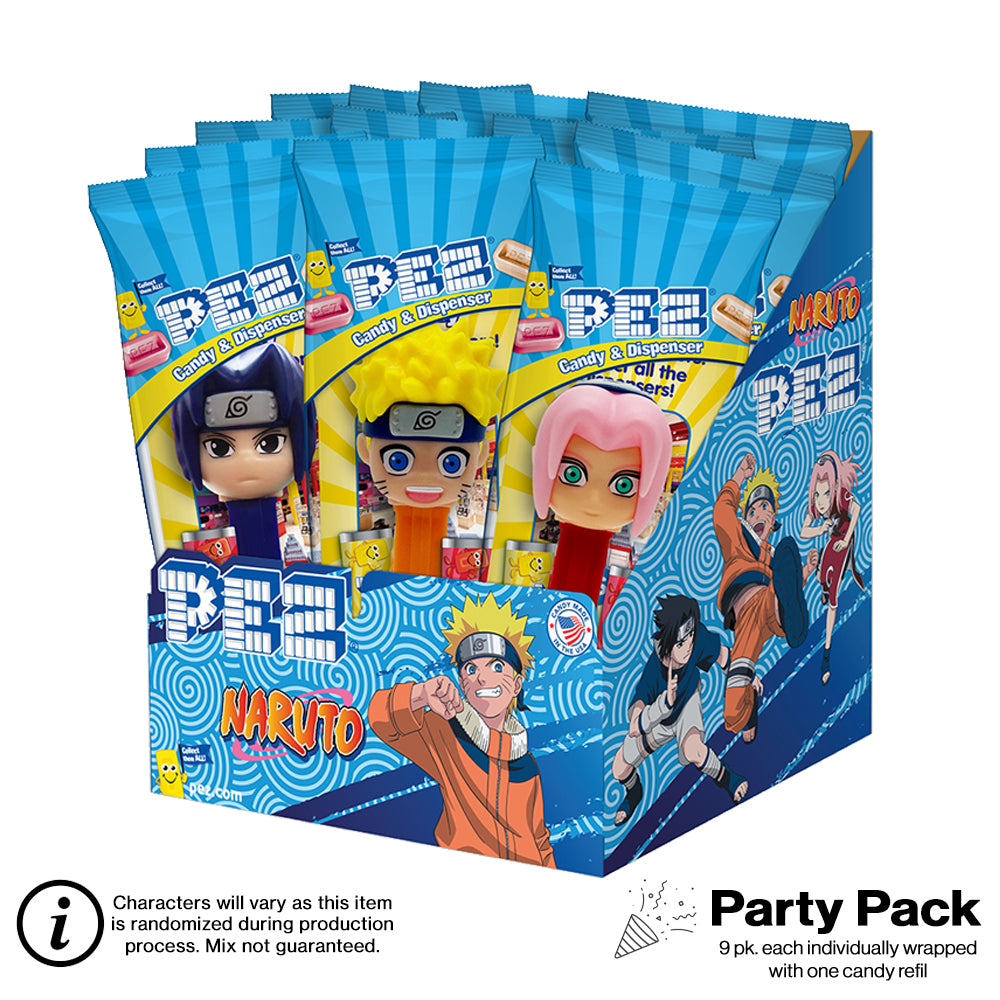 Naruto PEZ Party Pack (12 pack - each Individually wrapped)