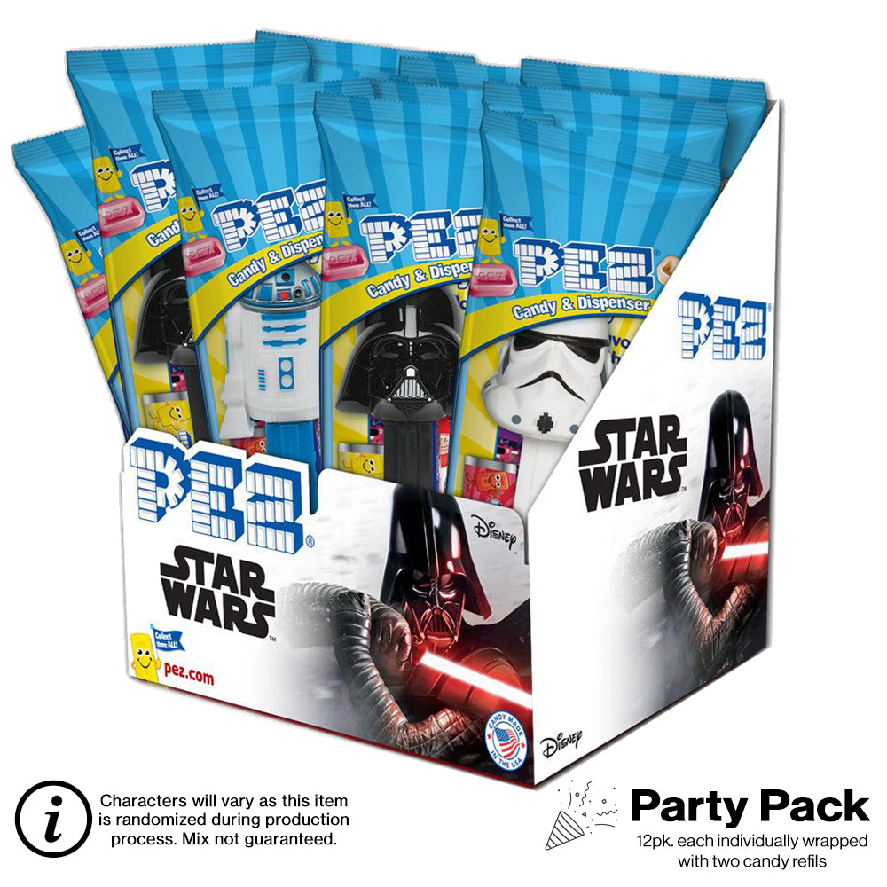 Star Wars PEZ Party Pack (12 pack - each Individually wrapped)