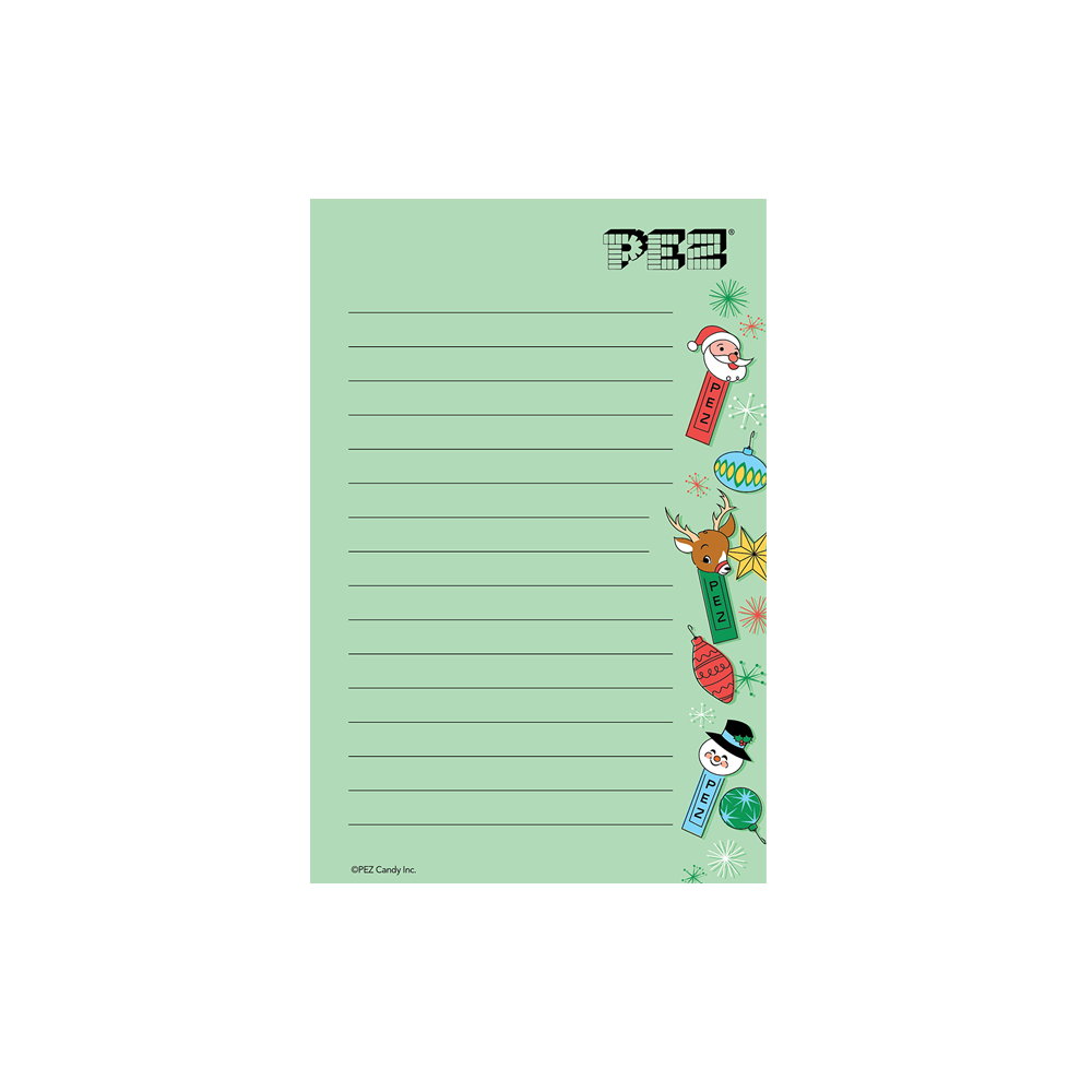 Note Pad (Retro PEZ Christmas)