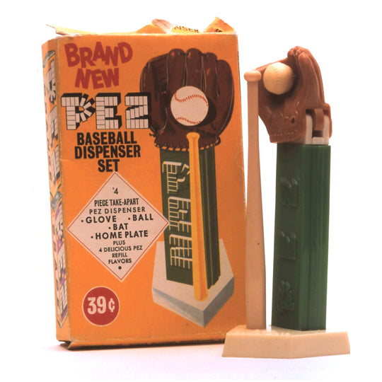 Baseball Glove & Home Plate PEZ Dispenser PEZ Candy