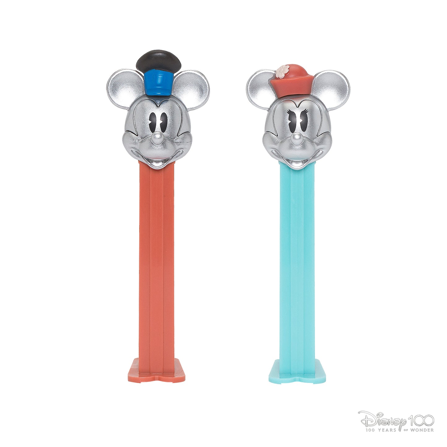 Disney 100 PEZ Gift Set (Platinum Mickey & Minnie)