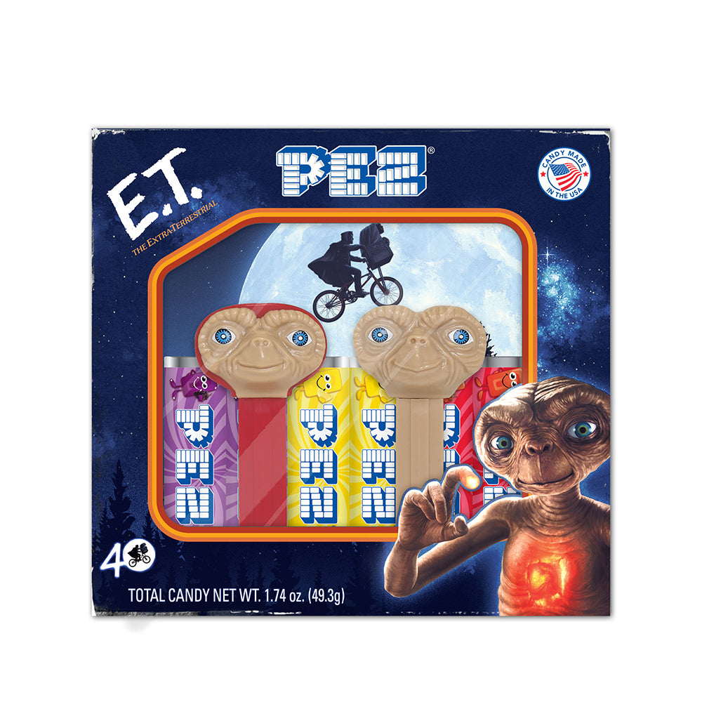 ET 40th Anniversary Gift Set PEZ Dispenser & Candy PEZ Official