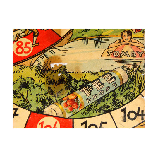 Game Board Detail showing PEZ Drops