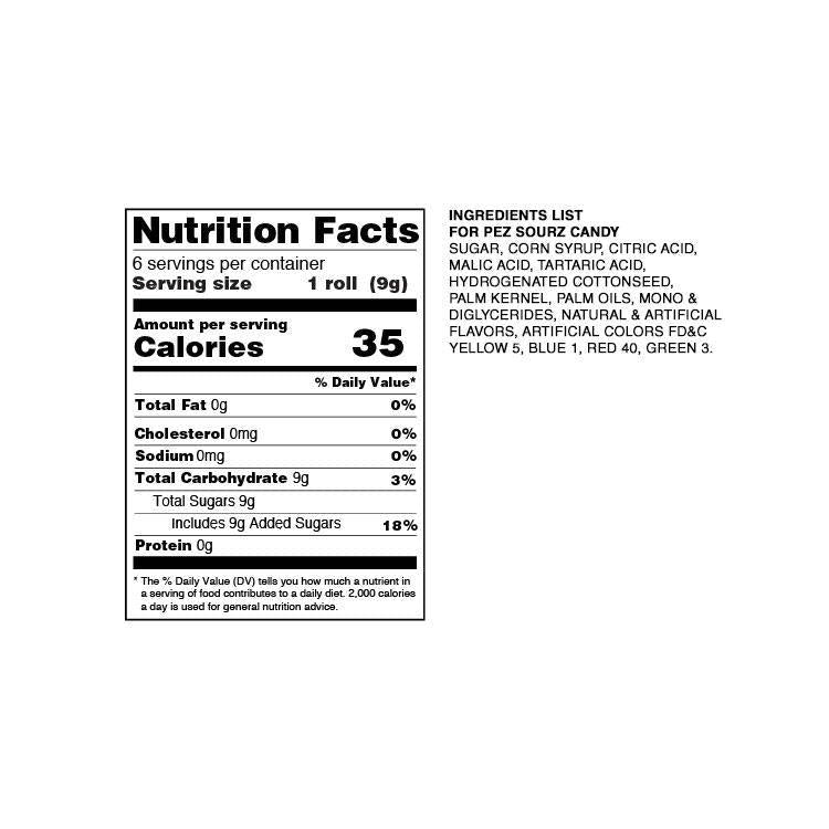 Sour Watermelon PEZ- 6 Pack