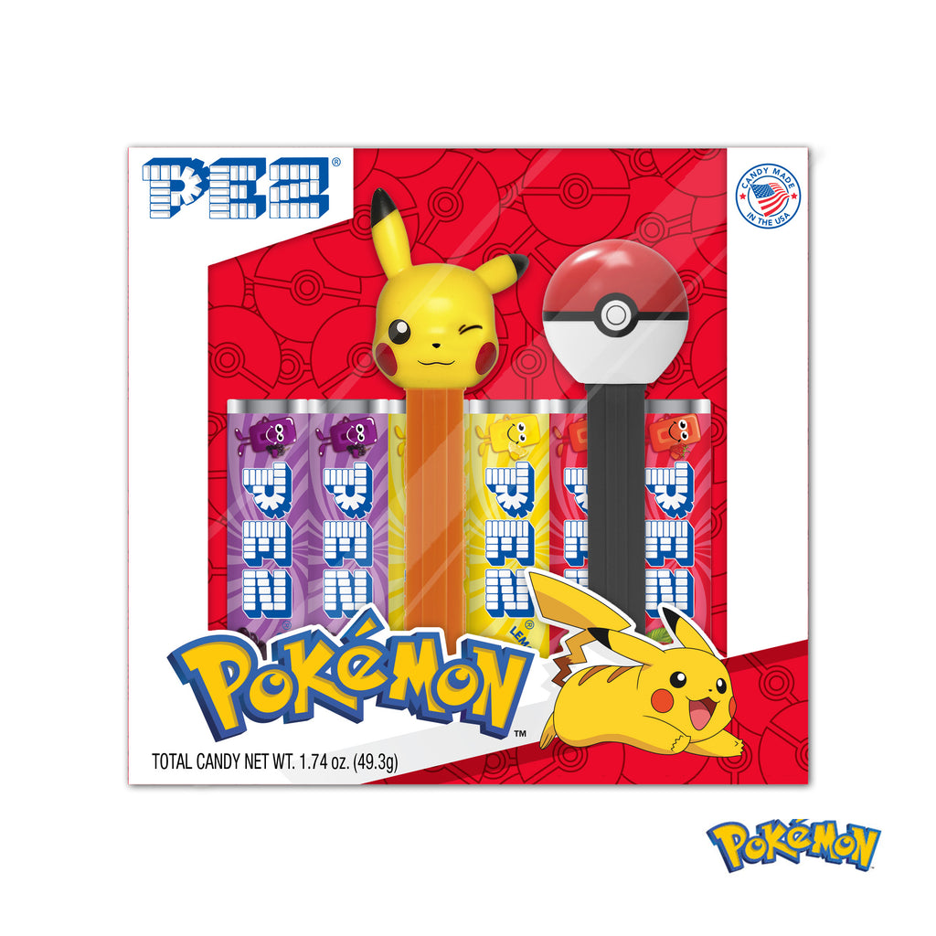 Pokémon Gift Set (Pikachu Winking & Poké Ball) Pokémon PEZ Official