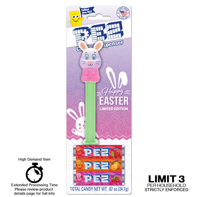 Ombre Easter Bunny (PEZ.com exclusive) Limit 3 per household strictly enforced