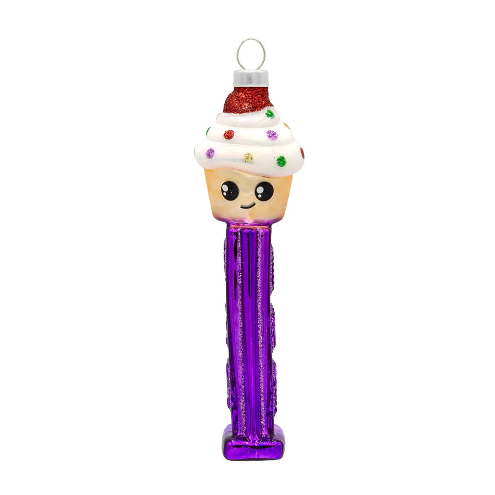 Kat + Annie Cupcake PEZ Christmas Ornament