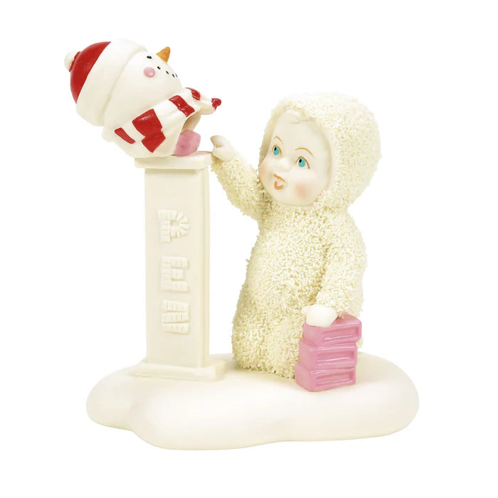 Snowman PEZ Christmas Village Figurine