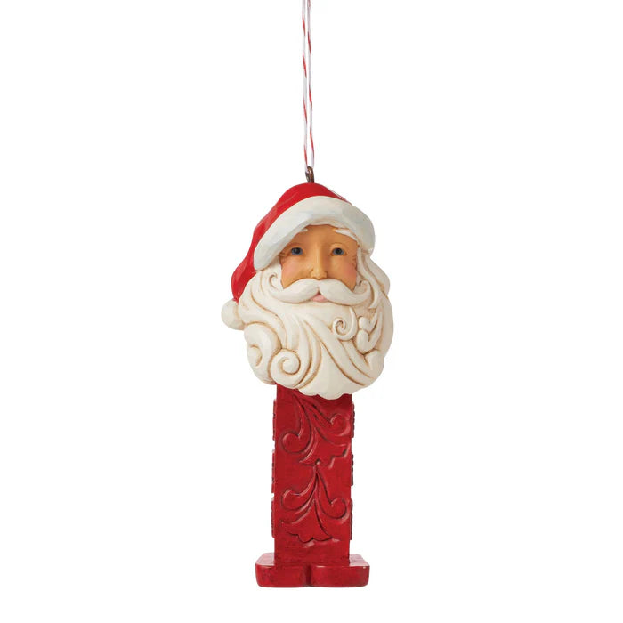 Santa PEZ Stone Resin Ornament