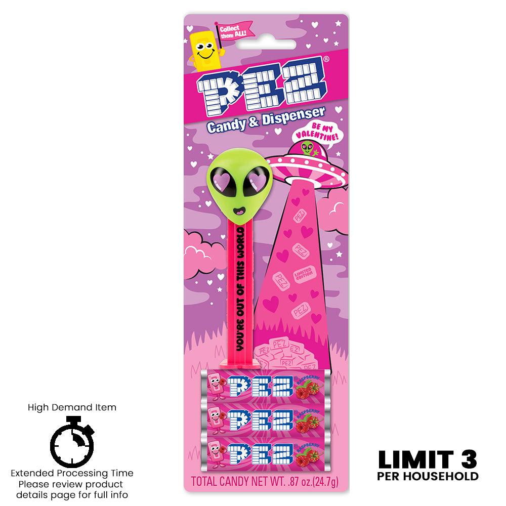 Valentine's Day Alien (PEZ Exclusive - Limit 3)