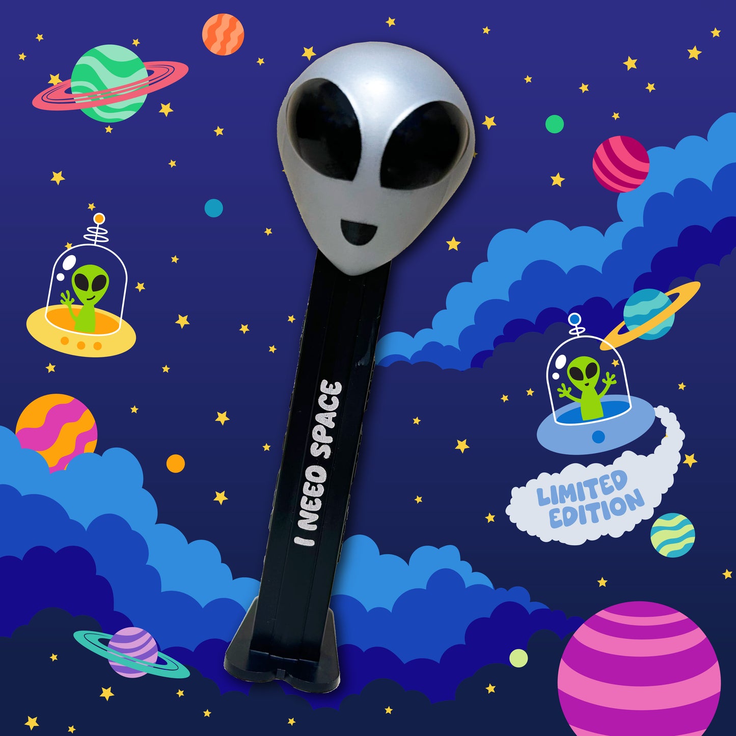 "I Need Space" Alien (PEZ Exclusive - Limit 3)