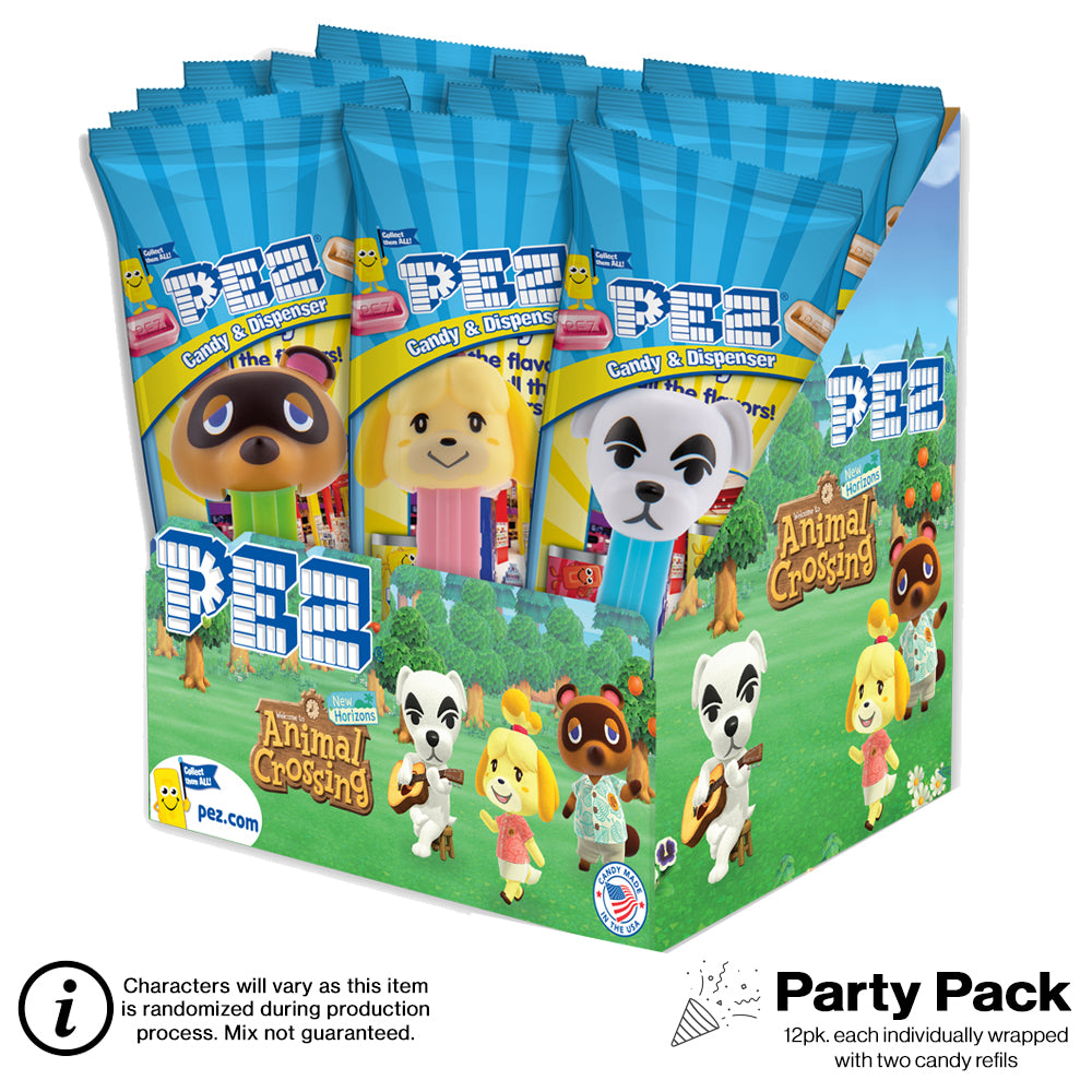 Animal Crossing PEZ Party Pack (12 pack - each Individually wrapped)