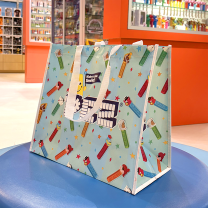 PEZ Recycle Shopping Tote Bag Favorites Design