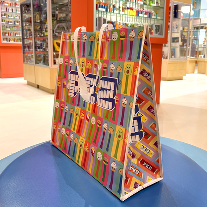 PEZ Recycle Shopping Tote Bag Treats Design