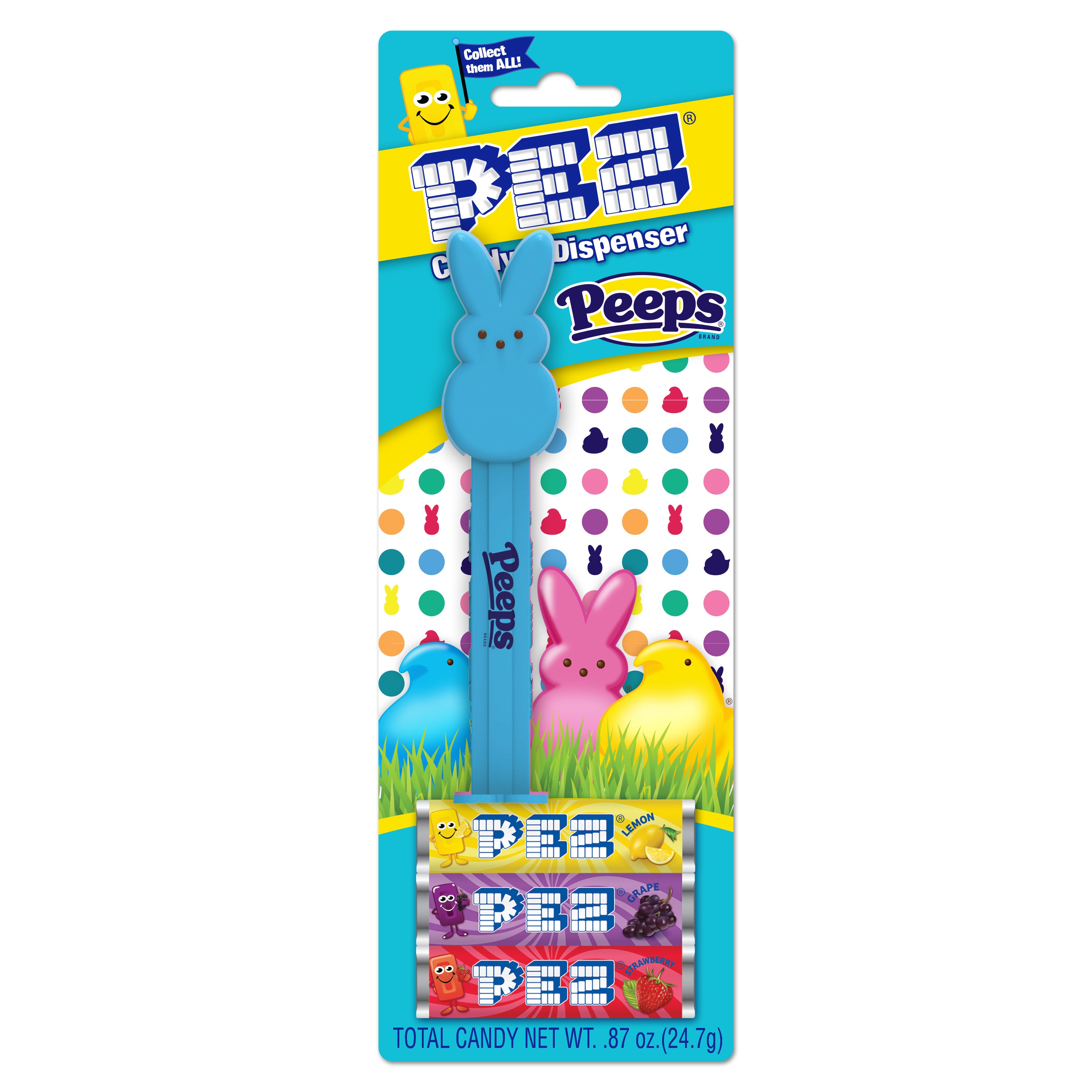 Peeps Blue PEZ Dispenser & Candy | Peeps | PEZ Official Online Store ...