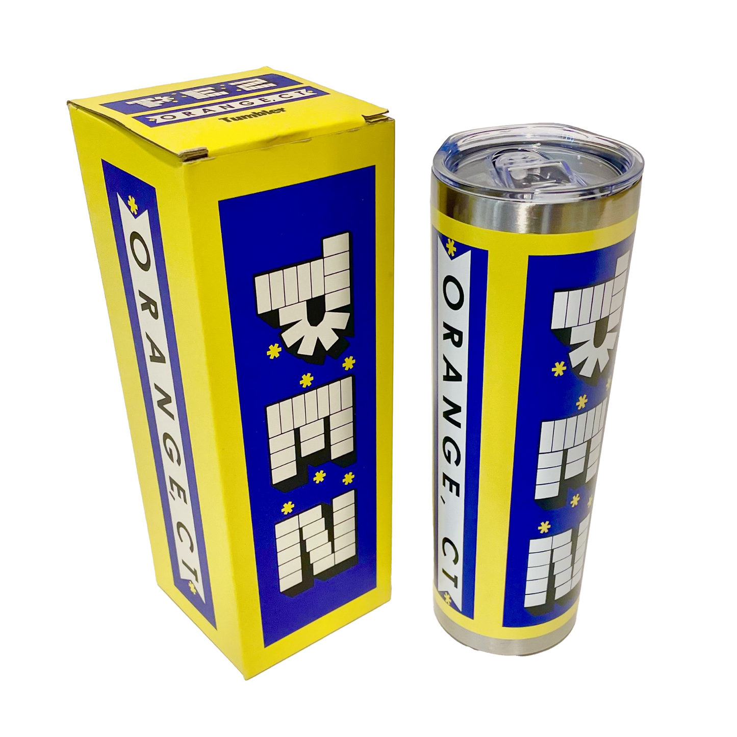 PEZ Retro Blue Stainless Steel Tumbler