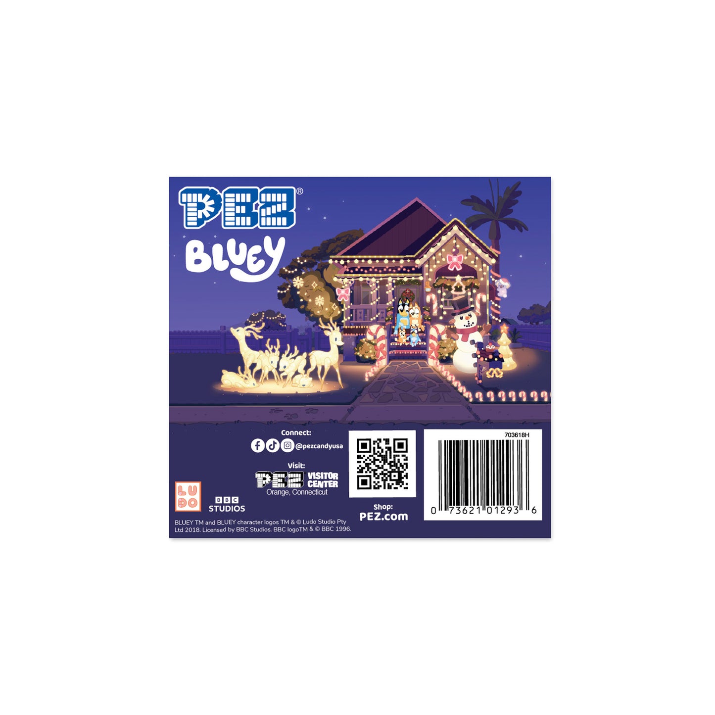 Bluey Christmas PEZ Gift Set (Bluey and Bingo)