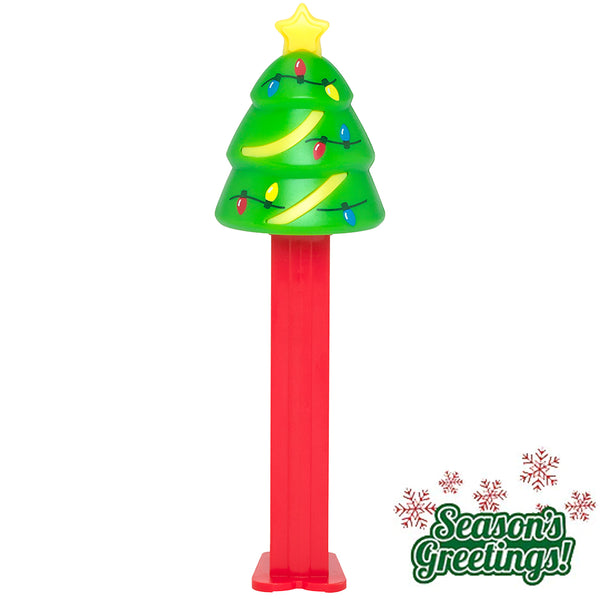 Christmas Tree (Red Stem) PEZ Dispenser & Candy | Christmas | PEZ