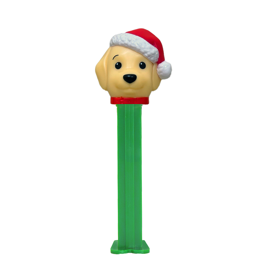 Christmas Puppy PEZ Dispenser & Candy Refills