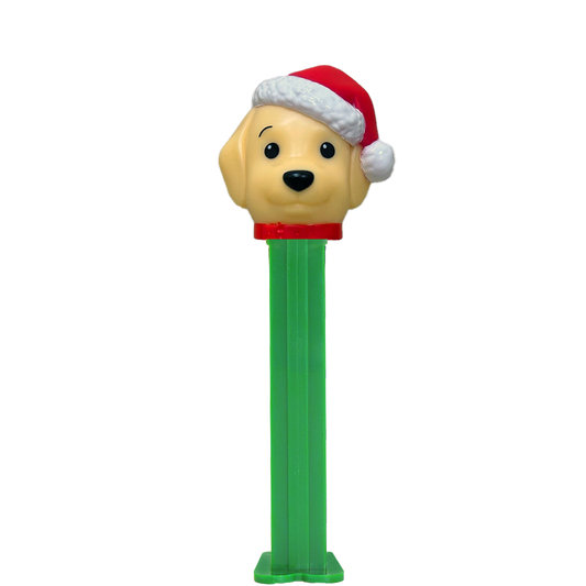 Christmas Puppy PEZ Dispenser & Candy Refills