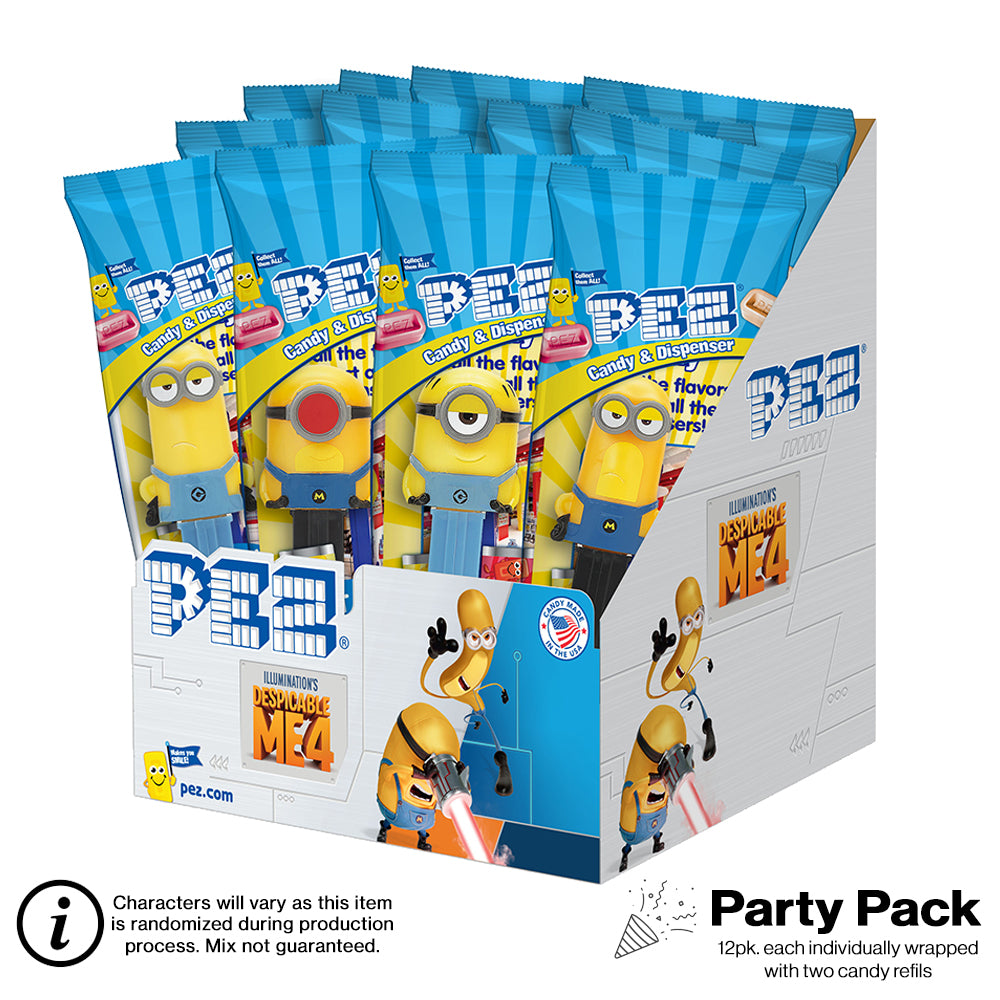 Despicable Me 4 PEZ - 12 count Party Pack