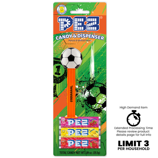 PEZ Soccer Ball Dispenser - Goooaaaal (PEZ Exclusive - Limit 3)