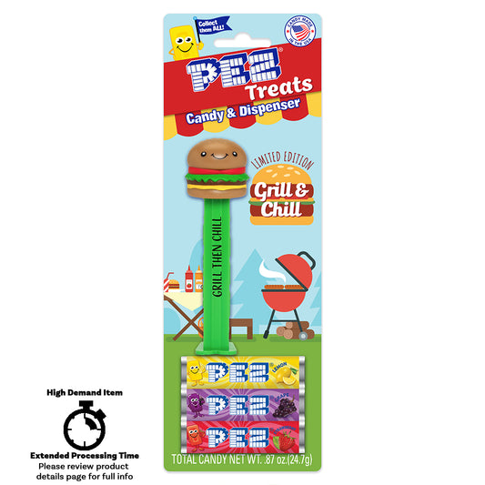 Grill 'n Chill PEZ Treats Exclusive Burger (PEZ.com exclusive)