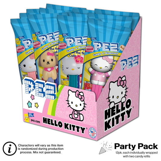 Hello Kitty PEZ Party Pack (12 pack - each Individually wrapped)