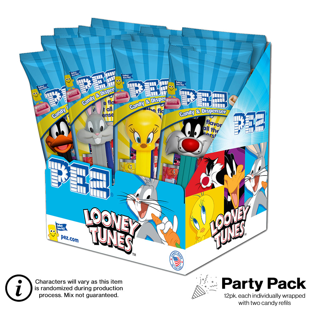 Looney Tunes PEZ Party Pack (12 pack - each Individually wrapped)
