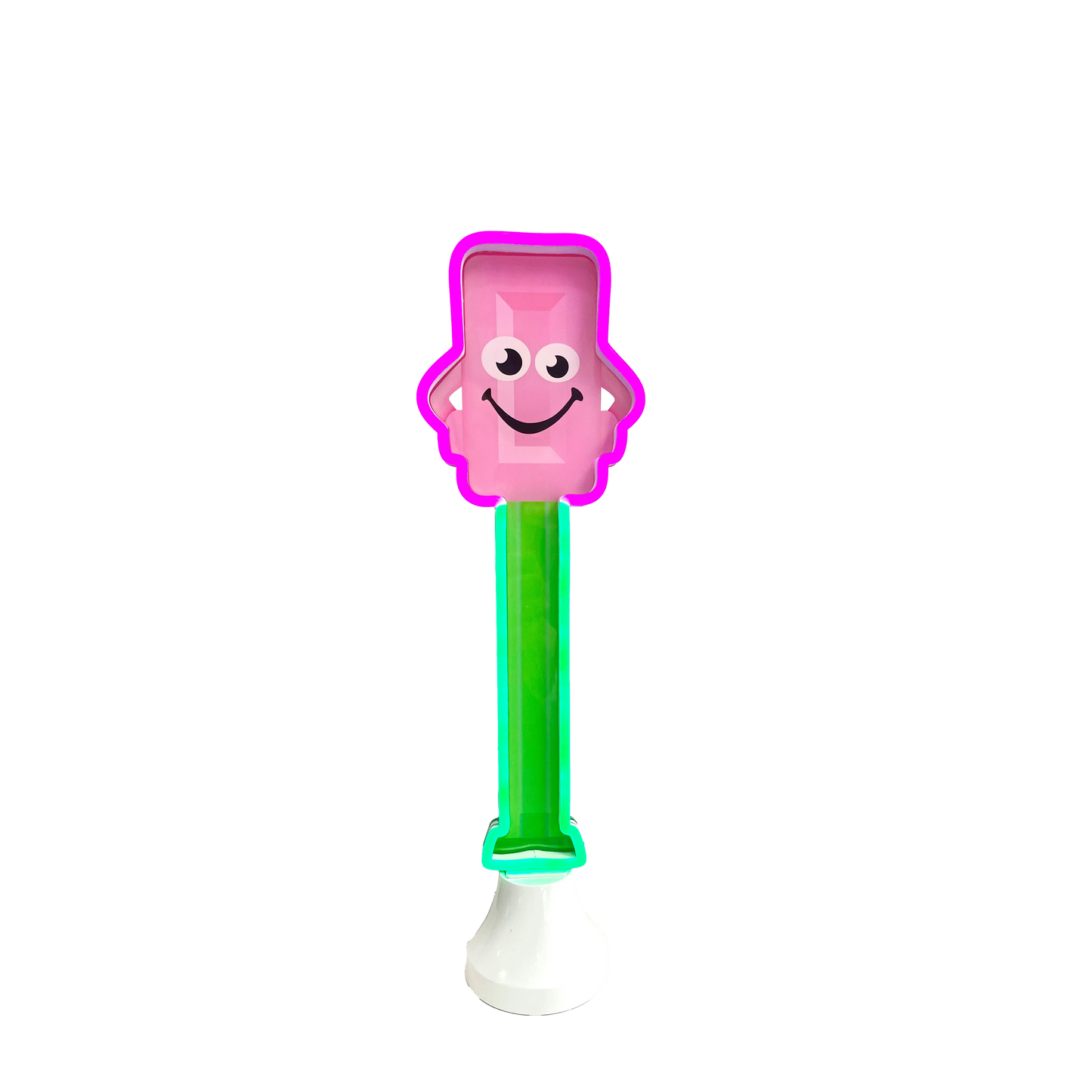 Candy Mascot Table Top Neon Sign