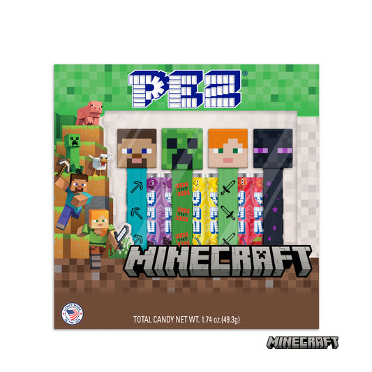 Minecraft Gift Set (Four Dispensers & Six Candy Refills)