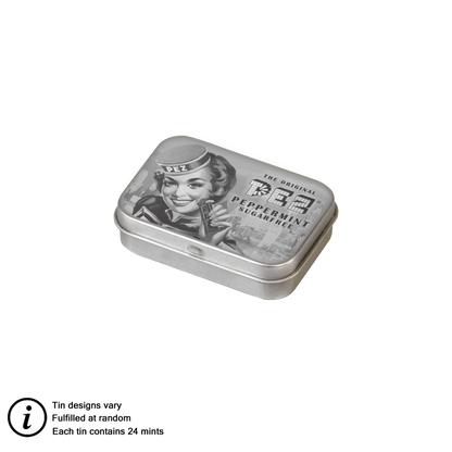 Peppermint Sugar-Free PEZ Candy Tin (24 mints - tin designs vary)