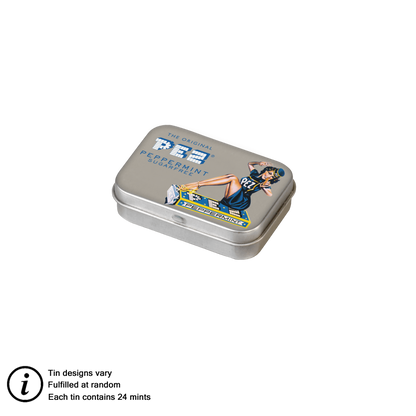 Peppermint Sugar-Free PEZ Candy Tin (24 mints - tin designs vary)
