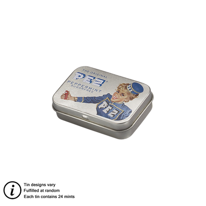 Peppermint Sugar-Free PEZ Candy Tin (24 mints - tin designs vary)
