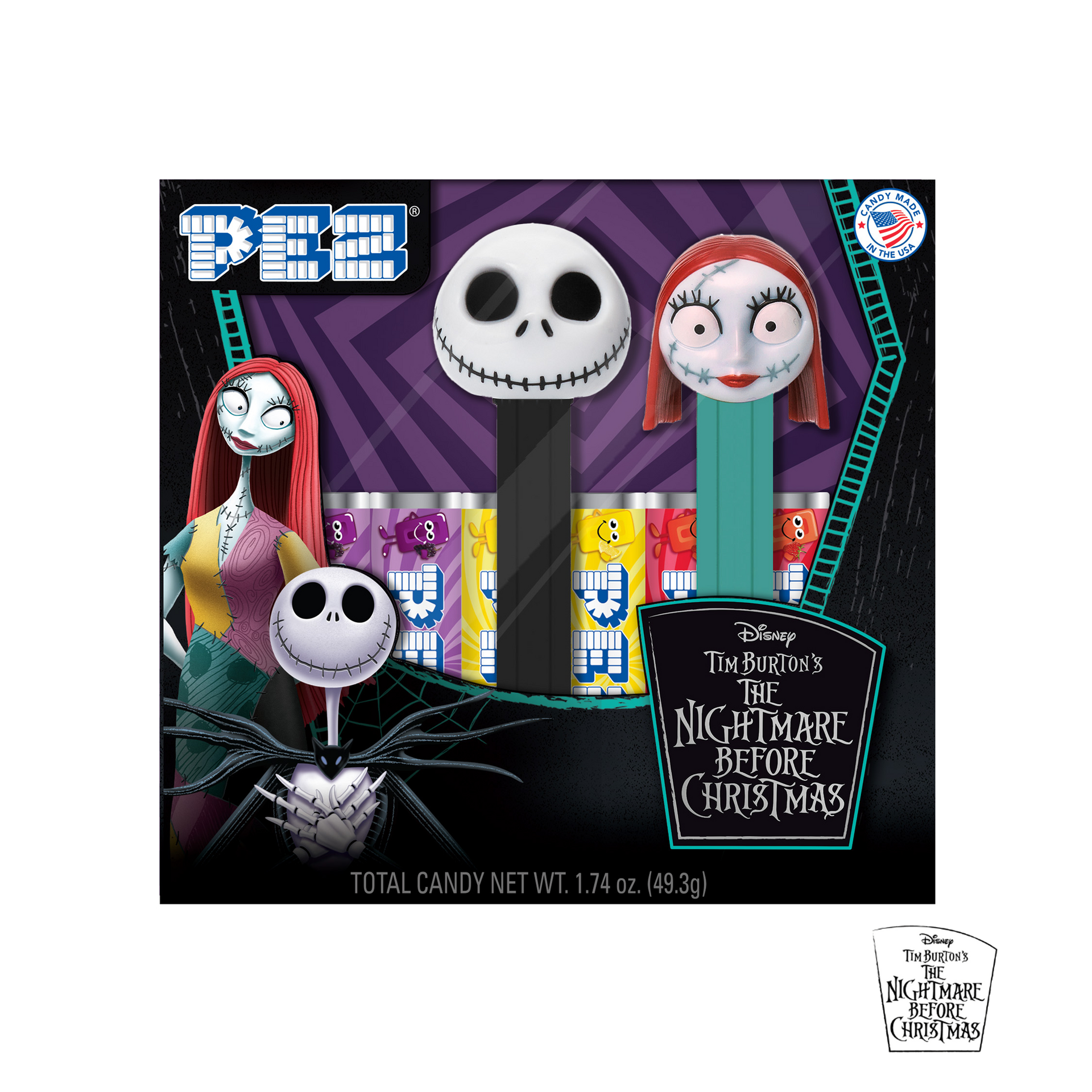 The Nightmare Before Christmas ストラップセット The Nightmare Before Christmas Gift Set (Jack & Sally) | PEZ