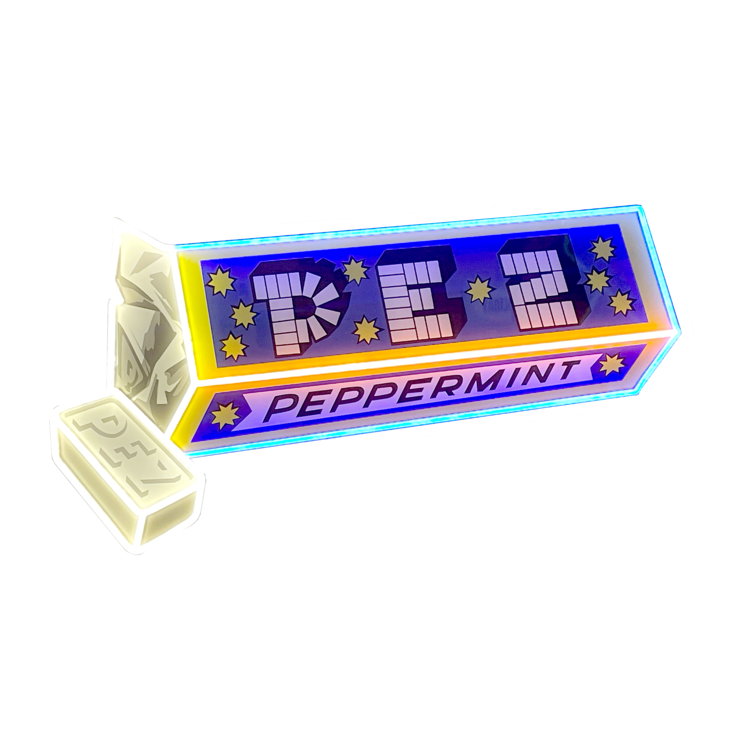 PEZ Classic Peppermint Roll Neon Sign