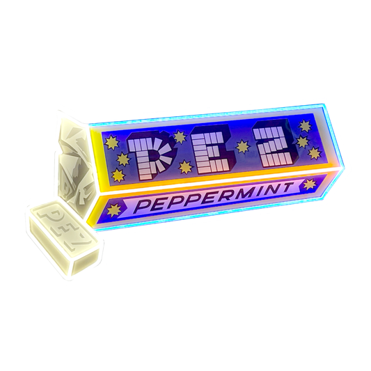 PEZ Classic Peppermint Roll Neon Sign