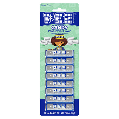 Peppermint Sugar-Free PEZ Candy 8 Pack Refills