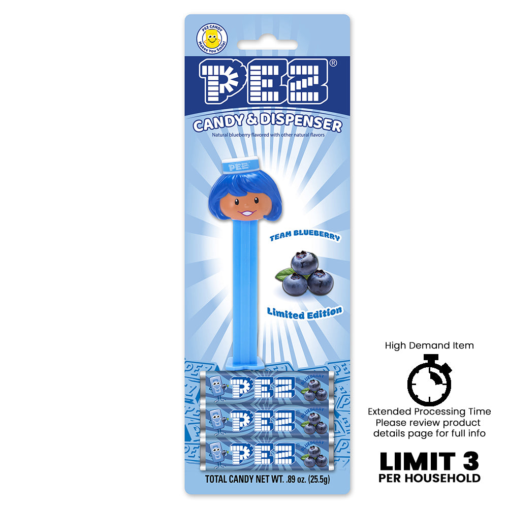 PEZ Presenter Girl Blueberry (PEZ Exclusive - Limit 3)