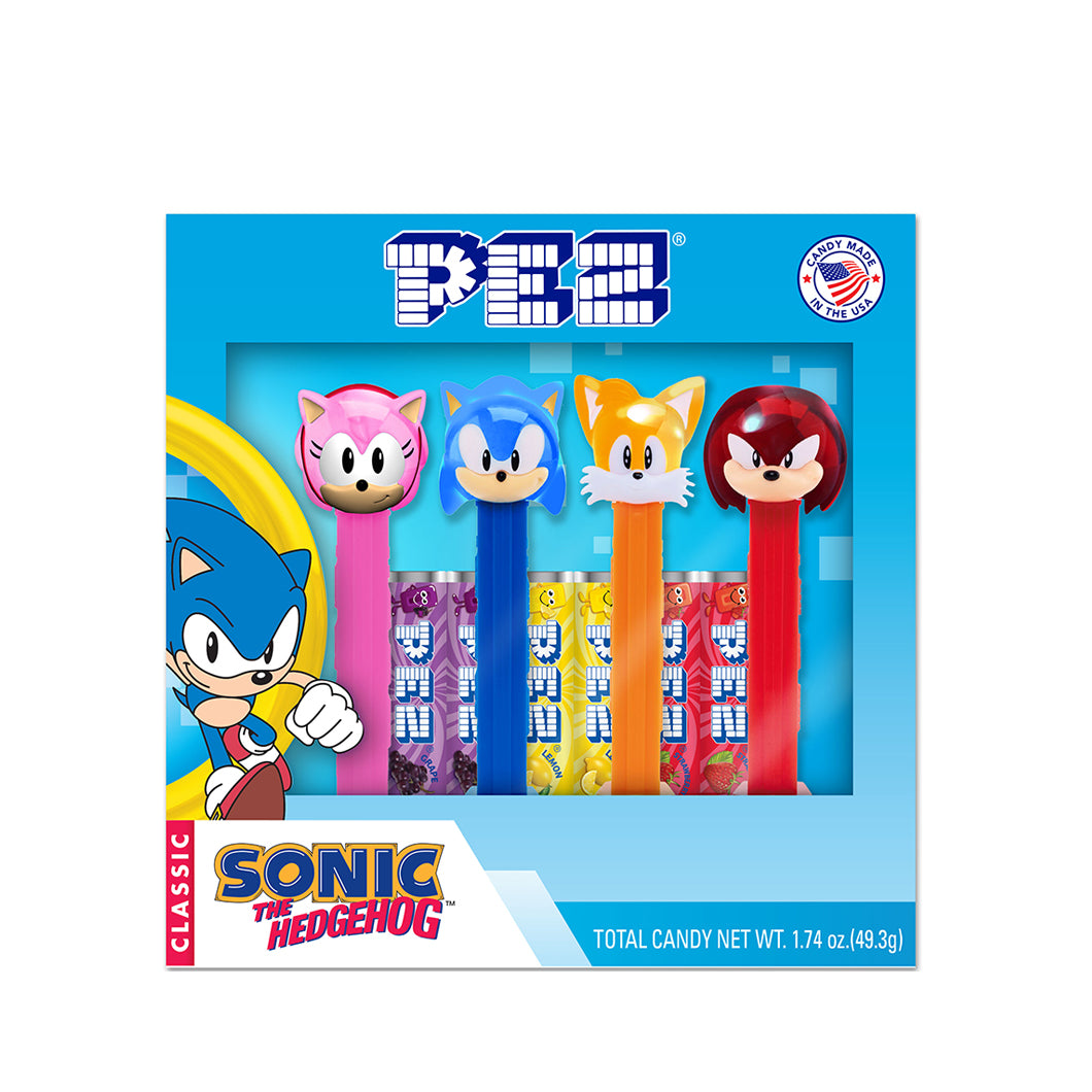 Sonic the Hedgehog Crystal Gift Set (Four Dispenser & Six Candy Refills)