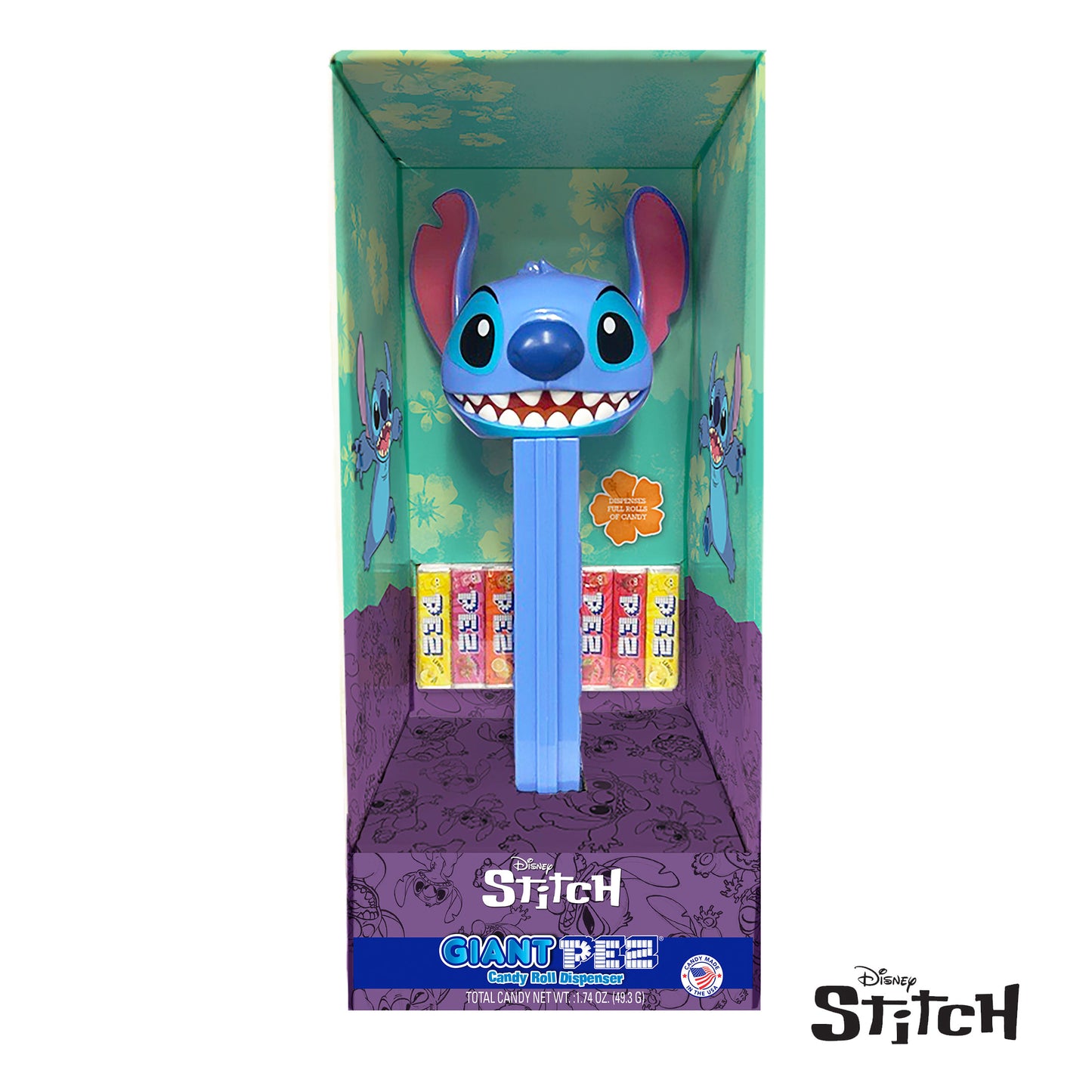Giant Stitch PEZ Candy Roll Dispenser