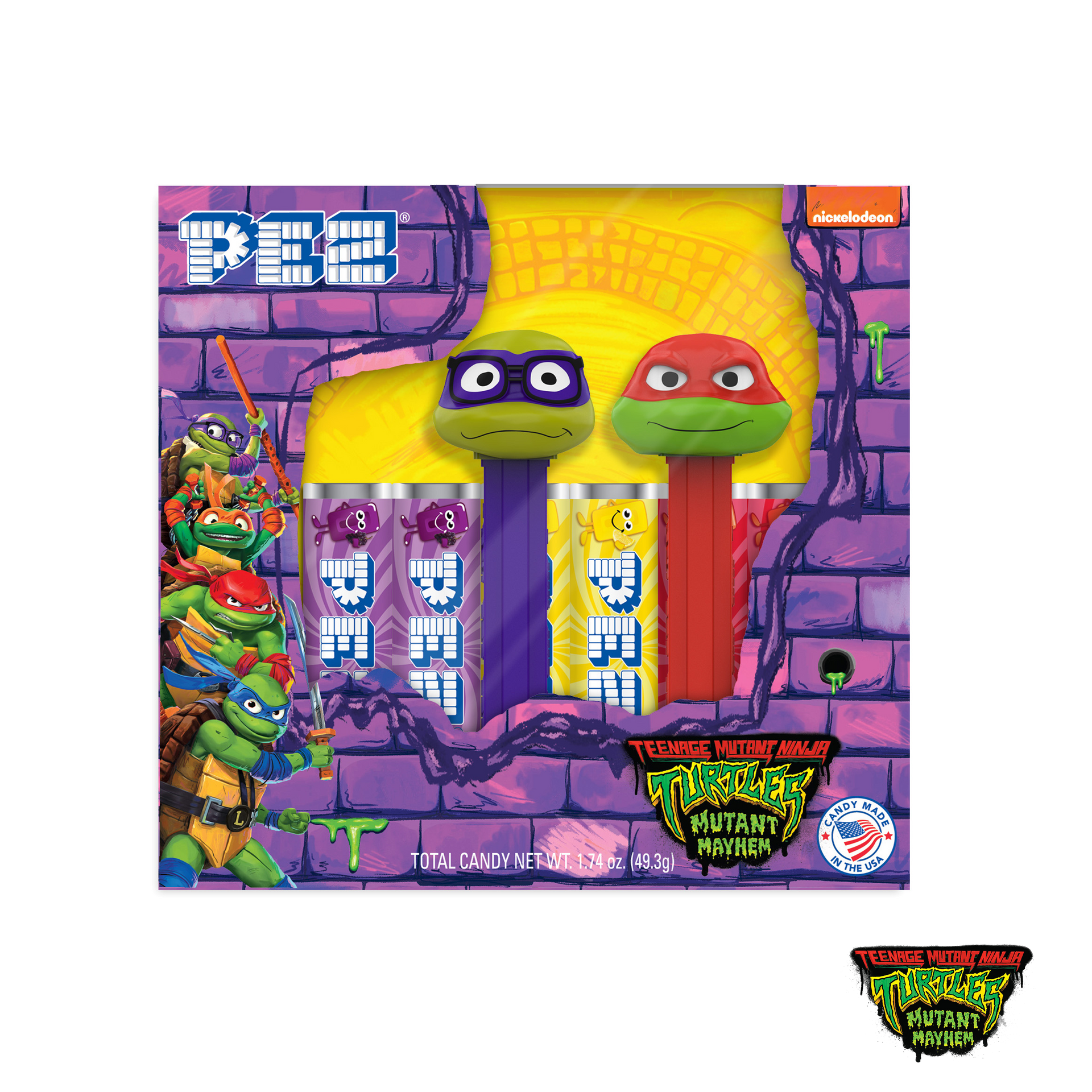 ミュータント・タートルズ PEZ キャンディディスペンサー 4個セット TMNT TMNT Gift Set (Don & Raph) - TMNT - PEZ Official Online Store