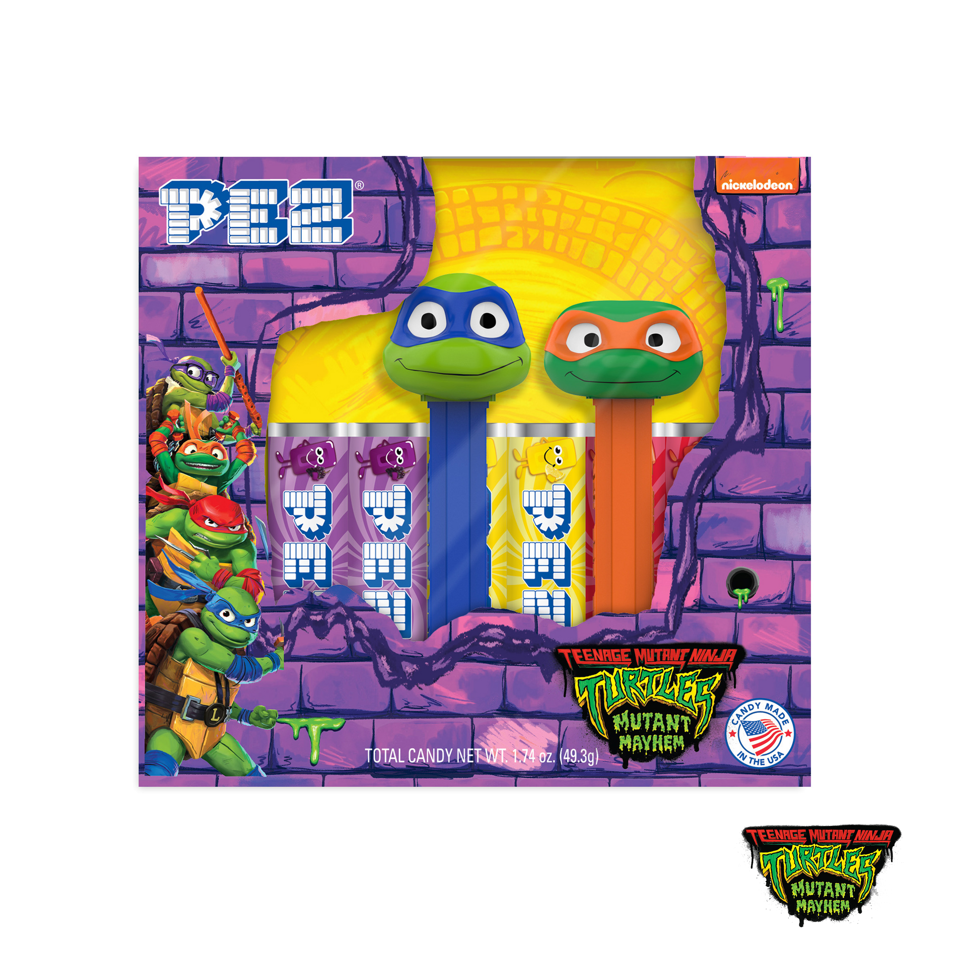 ミュータント・タートルズ PEZ キャンディディスペンサー 4個セット TMNT TMNT Gift Set (Leo & Mike) - TMNT - PEZ Official Online Store