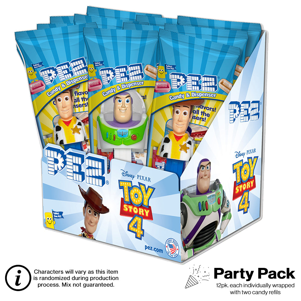 Toy Story PEZ Party Pack (12 pack - each Individually wrapped)
