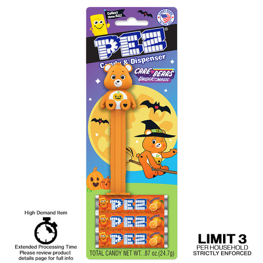 Trick or Sweet Care Bear (PEZ.com exclusive) Limit 3 per household strictly enforced