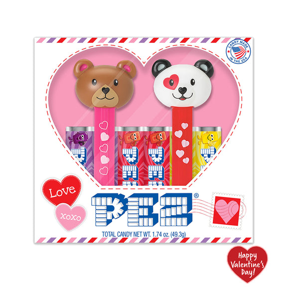 Valentine Bears Twin Pack - PEZ Valentine's - PEZ Official Online