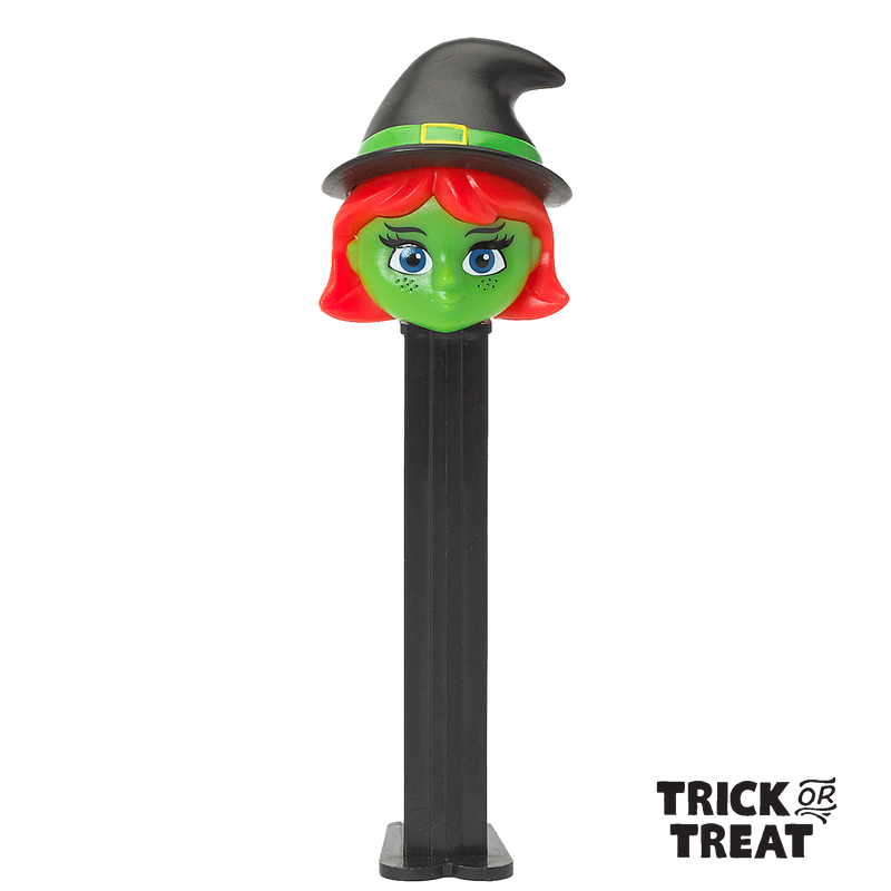 Halloween Green Witch PEZ Dispenser & Candy Halloween PEZ Official