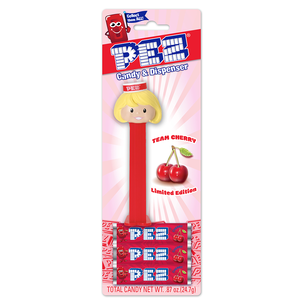 Cherry PEZ Presenter Girl PEZ.com Exclusive
