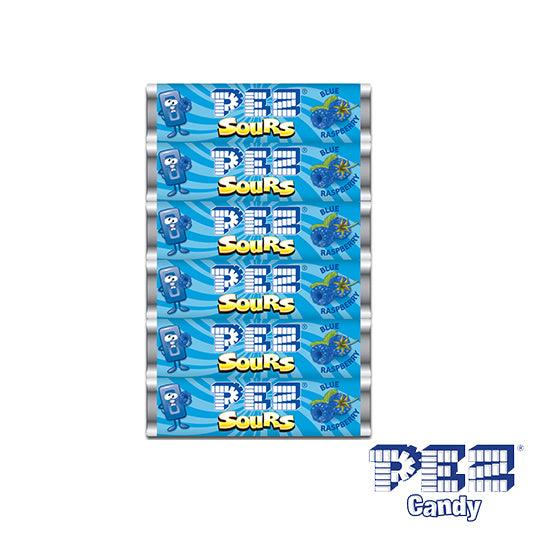 Sour Blue Raspberry PEZ - 6 Pack